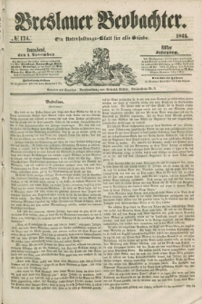 Breslauer Beobachter. Ein Unterhaltungs-Blatt für alle Stände. Jg.11, № 174 (1 November 1845)