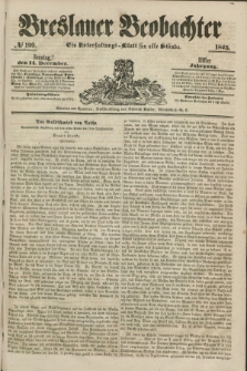Breslauer Beobachter. Ein Unterhaltungs-Blatt für alle Stände. Jg.11, № 199 (14 December 1845)