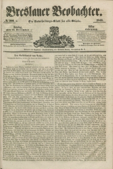 Breslauer Beobachter. Ein Unterhaltungs-Blatt für alle Stände. Jg.11, № 200 (16 December 1845)