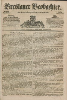 Breslauer Beobachter. Ein Unterhaltungs-Blatt für alle Stände. Jg.11, № 205 (25 December 1845)
