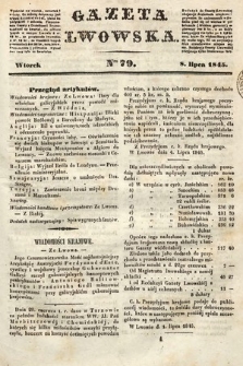Gazeta Lwowska. 1845, nr 79