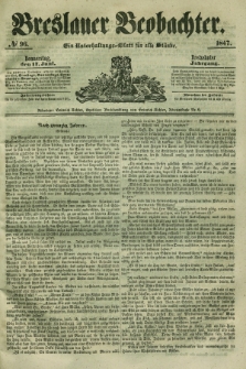 Breslauer Beobachter. Ein Unterhaltungs-Blatt für alle Stände. Jg.13, № 96 (17 Juni 1847)