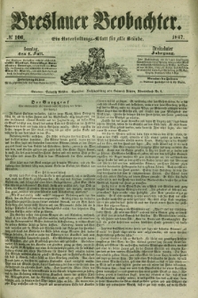 Breslauer Beobachter. Ein Unterhaltungs-Blatt für alle Stände. Jg.13, № 106 (4. Juli 1847)