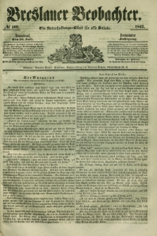 Breslauer Beobachter. Ein Unterhaltungs-Blatt für alle Stände. Jg.13, № 109 (10. Juli 1847)