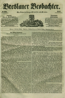 Breslauer Beobachter. Ein Unterhaltungs-Blatt für alle Stände. Jg.13, № 194 (5 Dezember 1847)