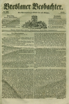 Breslauer Beobachter. Ein Unterhaltungs-Blatt für alle Stände. Jg.13, № 196 (9 Dezember 1847)