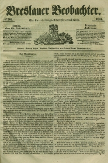 Breslauer Beobachter. Ein Unterhaltungs-Blatt für alle Stände. Jg.13, № 202 (19. December 1847)
