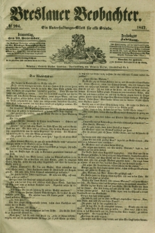 Breslauer Beobachter. Ein Unterhaltungs-Blatt für alle Stände. Jg.13, № 204 (3 Dezember 1847)