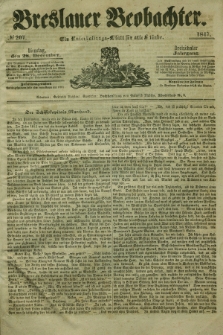 Breslauer Beobachter. Ein Unterhaltungs-Blatt für alle Stände. Jg.13, № 207 (28 Dezember 1847)