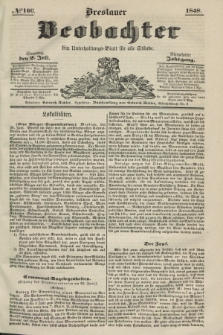 Breslauer Beobachter. Ein Unterhaltungs-Blatt für alle Stände. Jg.14, № 106 (2 Juli 1848)