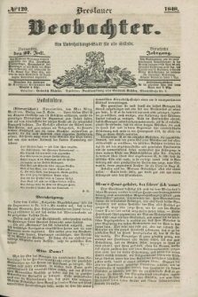 Breslauer Beobachter. Ein Unterhaltungs-Blatt für alle Stände. Jg.14, № 120 (27 Juli 1848)