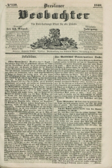 Breslauer Beobachter. Ein Unterhaltungs-Blatt für alle Stände. Jg.14, № 130 (13 August 1848)