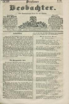 Breslauer Beobachter. Ein Unterhaltungs-Blatt für alle Stände. Jg.14, № 136 (24 August 1848)
