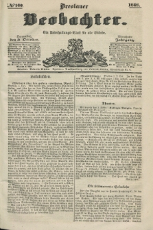 Breslauer Beobachter. Ein Unterhaltungs-Blatt für alle Stände. Jg.14, № 160 (5 October 1848)