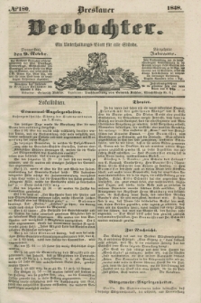 Breslauer Beobachter. Ein Unterhaltungs-Blatt für alle Stände. Jg.14, № 180 (9 November 1848)