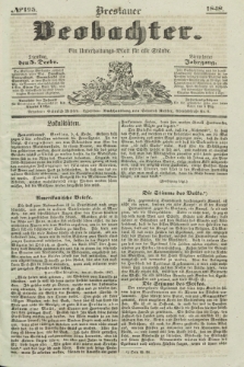 Breslauer Beobachter. Ein Unterhaltungs-Blatt für alle Stände. Jg.14, № 195 (5 Dezember 1848)