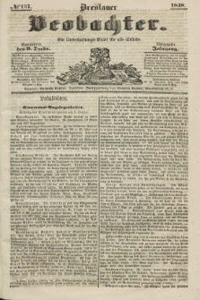 Breslauer Beobachter. Ein Unterhaltungs-Blatt für alle Stände. Jg.14, № 197 (9 Dezember 1848)