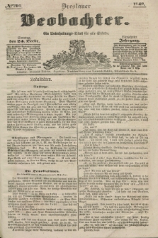 Breslauer Beobachter. Ein Unterhaltungs-Blatt für alle Stände. Jg.14, № 206 (24 Dezember 1848)