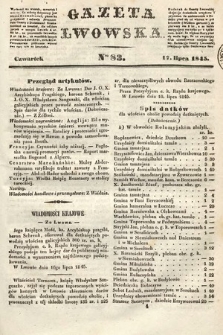 Gazeta Lwowska. 1845, nr 83