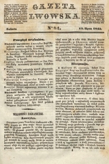 Gazeta Lwowska. 1845, nr 84