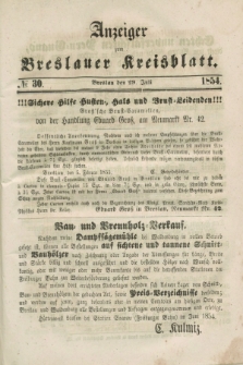 Anzeiger zum Breslauer Kreisblatt. 1854, № 30 (29 Juli)