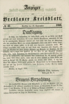 Anzeiger zum Breslauer Kreisblatt. 1856, № 37 (13 September)