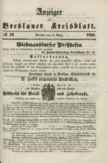 Anzeiger zum Breslauer Kreisblatt. 1858, № 10 (6 März)