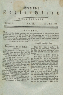 Breslauer Kreis-Blatt. Jg.1, № 18 (3 Mai 1834)