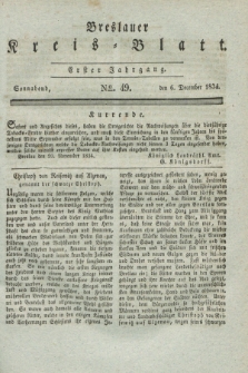 Breslauer Kreis-Blatt. Jg.1, № 49 (6 December 1834)