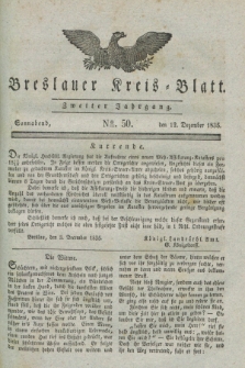 Breslauer Kreis-Blatt. Jg.2, № 50 (12 Dezember 1835)