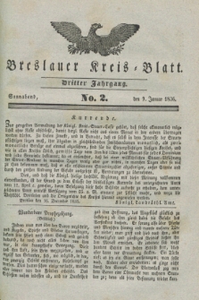 Breslauer Kreis-Blatt. Jg.3, № 2 (9. Januar 1836)