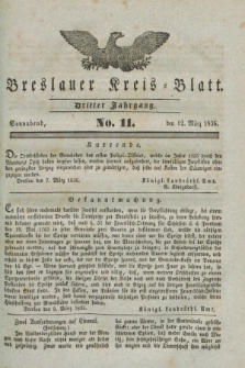 Breslauer Kreis-Blatt. Jg.3, № 11 (12. März 1836)