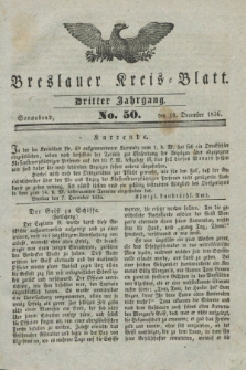 Breslauer Kreis-Blatt. Jg.3, № 50 (10 Dezember 1836)