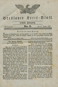 Breslauer Kreis-Blatt. Jg.4, № 2 (14 Januar 1837)