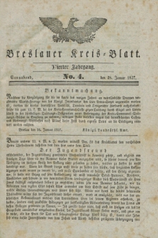 Breslauer Kreis-Blatt. Jg.4, № 4 (28 Januar 1837)