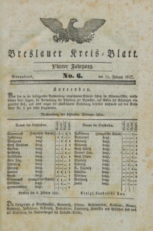 Breslauer Kreis-Blatt. Jg.4, № 6 (11 Februar 1837)