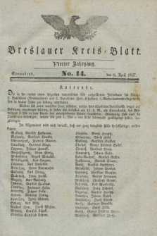 Breslauer Kreis-Blatt. Jg.4, № 14 (8 April 1837)