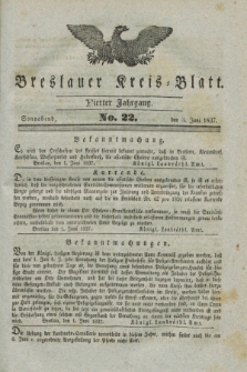 Breslauer Kreis-Blatt. Jg.4, № 22 (3 Juni 1837)
