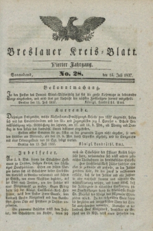 Breslauer Kreis-Blatt. Jg.4, № 28 (15 Juli 1837)