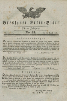 Breslauer Kreis-Blatt. Jg.4, № 32 (12 August 1837)