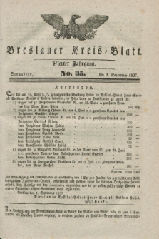 Breslauer Kreis-Blatt. Jg.4, № 35 (2 September 1837)