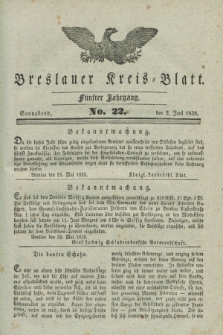 Breslauer Kreis-Blatt. Jg.5, No. 22 (2 Juni 1838)