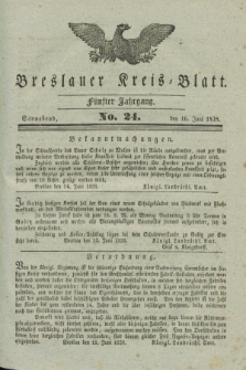 Breslauer Kreis-Blatt. Jg.5, No. 24 (16 Juni 1838)