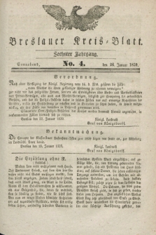 Breslauer Kreis-Blatt. Jg.6, No. 4 (26 Januar 1839)