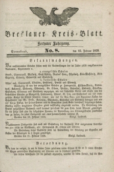 Breslauer Kreis-Blatt. Jg.6, No. 8 (23 Februar 1839)