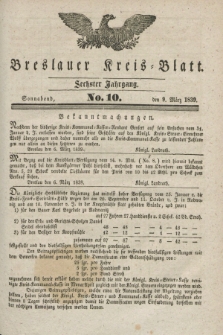 Breslauer Kreis-Blatt. Jg.6, No. 10 (9 März 1839)