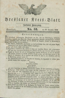 Breslauer Kreis-Blatt. Jg.6, No. 52 (28 December 1839)