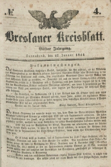 Breslauer Kreisblatt. Jg.11, № 4 (27. Januar 1844)
