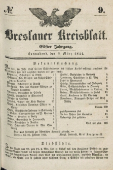 Breslauer Kreisblatt. Jg.11, № 9 (2 März 1844)