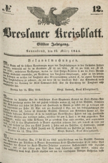 Breslauer Kreisblatt. Jg.11, № 12 (23 März 1844)